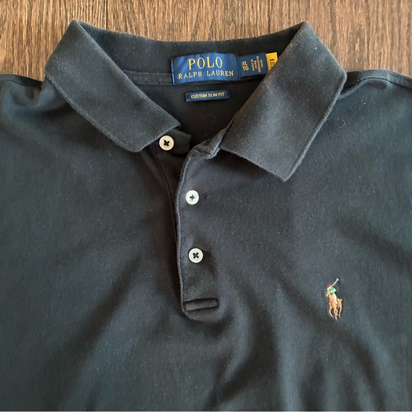 Polo Ralph Lauren Black Men’s Polo Shirt - Picture 2 of 8
